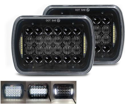 Σετ  Φανάρια Jeep 7"