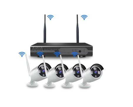 Σετ  4  Ασύρματες κάμερες  wi fi