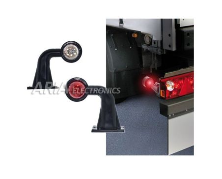 Σετ Φώτα Θέσεως 2 όψεις Λευκό/Κόκκινο