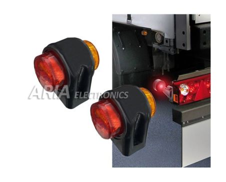 Σετ Φώτα Θέσεως 2 όψεις Πορτοκαλί/Κόκκινο