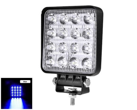 Μπλε Προβολέας Εργασίας Led 48w