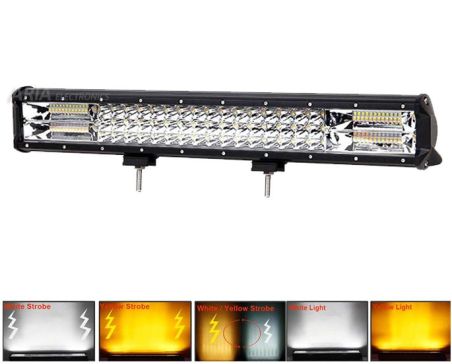 Μπάρα Εργασίας Led 288w Λευκό - Πορτοκαλί