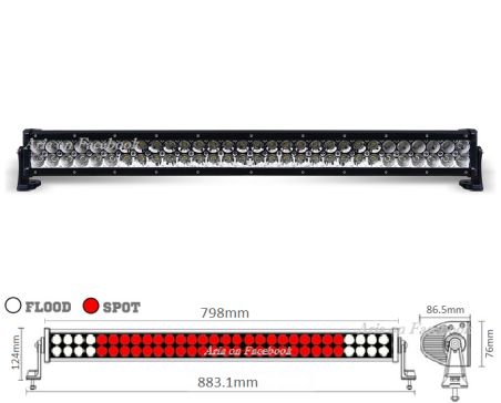 Μπάρα Εργασίας Led 180w