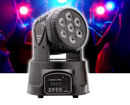 Κατευθυνόμενο Φωτορυθμικό Robot RGB 150w