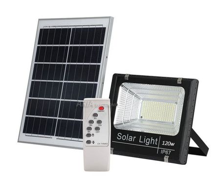 Ηλιακός Προβολέας Led 120w