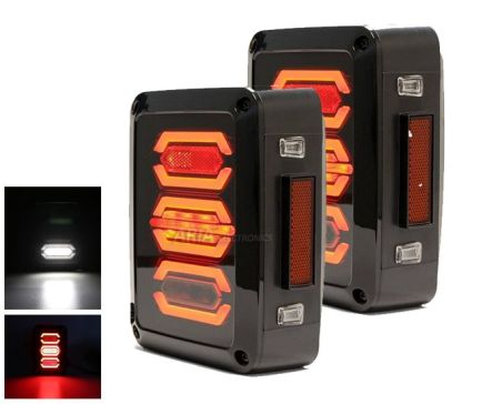 Σετ Οπίσθια Φανάρια Jeep Wrangler