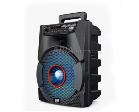 Επαναφορτιζόμενο Φορητό Ηχείο 8" Ιντσών