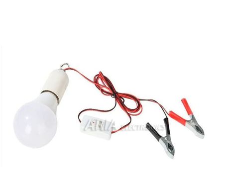Λάμπα E27 12v με Ακροδέκτες