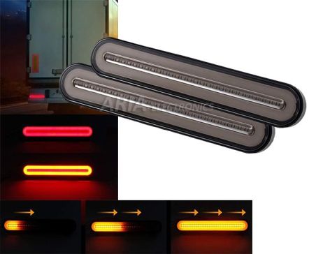 Ζευγάρι Οπίσθια Φανάρια Led 12v - 24v