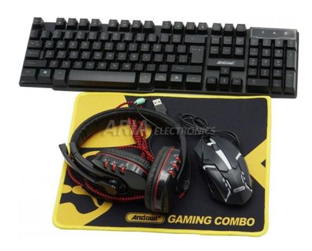 Σετ Gaming Πληκτρολόγιο 4 σε 1