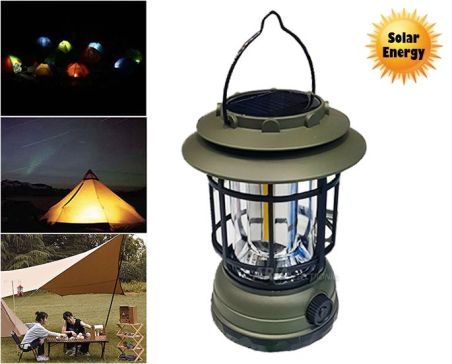 Επαναφορτιζόμενο Φορητό Φανάρι Led