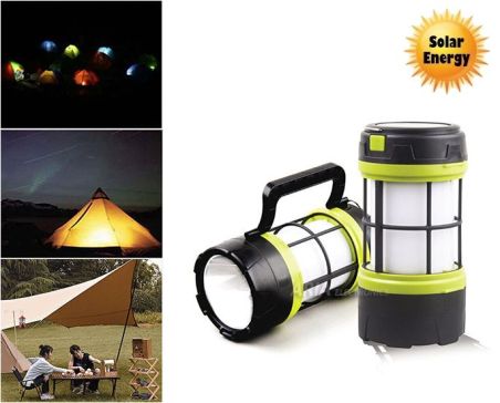 Επαναφορτιζόμενο Φορητό Φανάρι Led