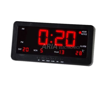 Ψηφιακό LED Ρολόι - Θερμόμετρο