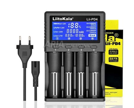 Φορτιστής Μπαταριών 4 Θέσεων