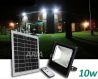 Led Προβολέας με Solar Panel 10w