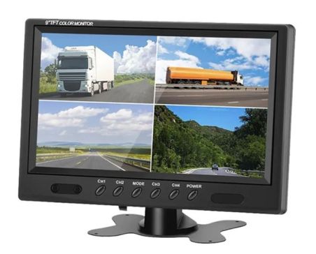 Monitor 9" TFT - LCD με 4 κανάλια