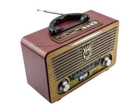 Retro Επαναφορτιζόμενο Ραδιόφωνο
