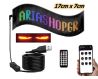 Εύκαμπτη LED Πινακίδα Αυτοκινήτου RGB 17cm x 7cm