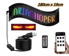 Εύκαμπτη LED Πινακίδα Αυτοκινήτου RGB