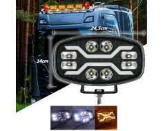 Προβολέας Led Εργασίας Oval 9,5"