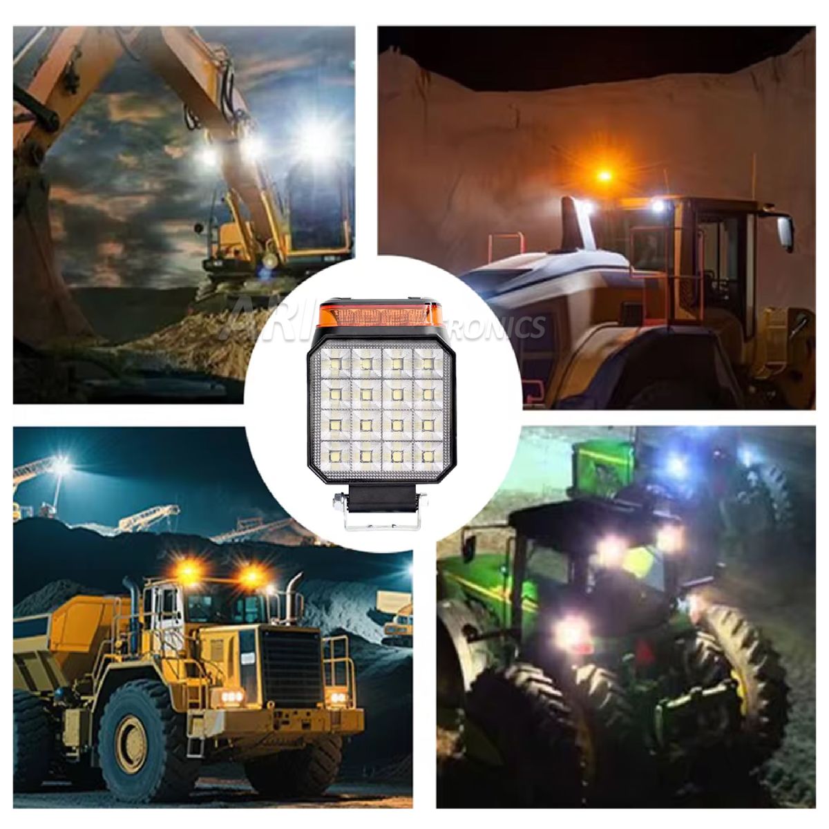 Προβολέας Εργασίας Led 30w Flash/Strobe