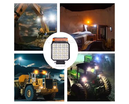 Προβολέας Εργασίας Led 30w Flash/Strobe