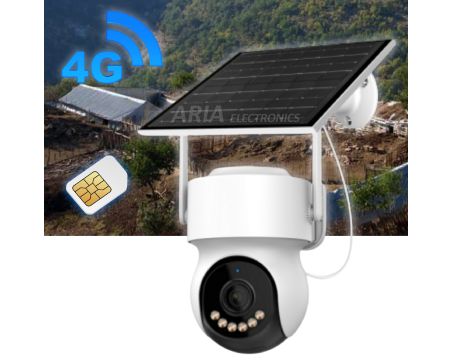 Ηλιακή Κάμερα Ασφαλείας 4G/WiFi 2MP