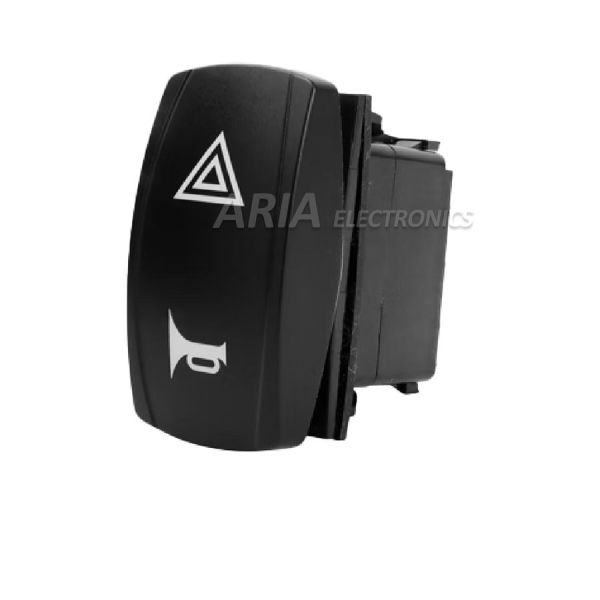 Διπλός Διακόπτης Alarm - Κόρνα  12V/24V