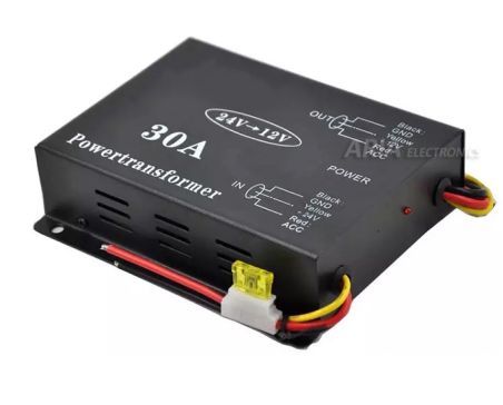 Μετασχηματιστής 24v σε 12v 30A