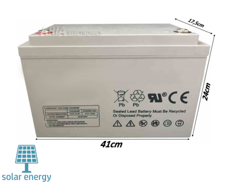 Μπαταρία  100Ah Βαθείας  Εκφόρτισης