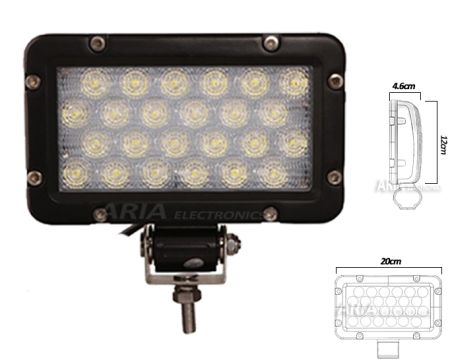 Προβολέας Εργασίας LED 72w