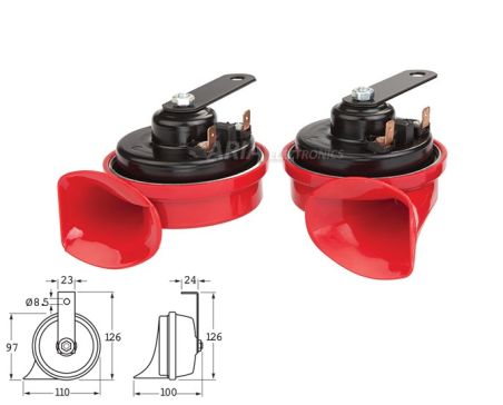 Σετ  Δίδυμες Κόρνες