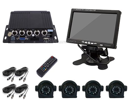 Κάμερες + Καταγραφικό Οχημάτων 4 καναλιών