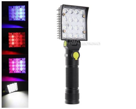 Επαναφορτιζόμενος Προβολέας Led