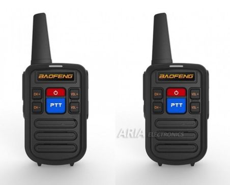 Ζευγάρι  Επαναφορτιζόμενοι Πομποδέκτες UHF