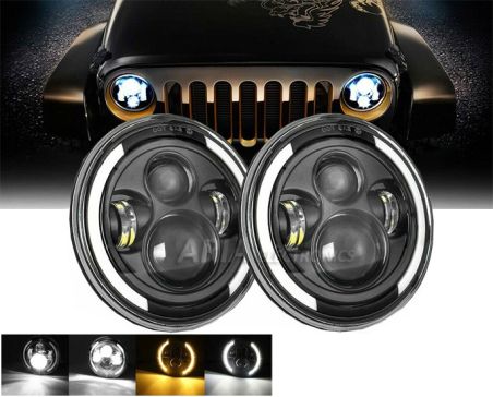 Σετ  Φανάρια Jeep 7"