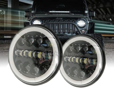 Σετ  Φανάρια Jeep 7"