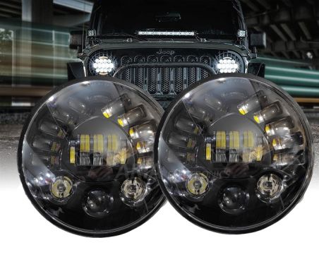 Σετ  Φανάρια Jeep 7"