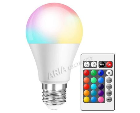 RGB Λάμπα με Τηλεχειριστήριο