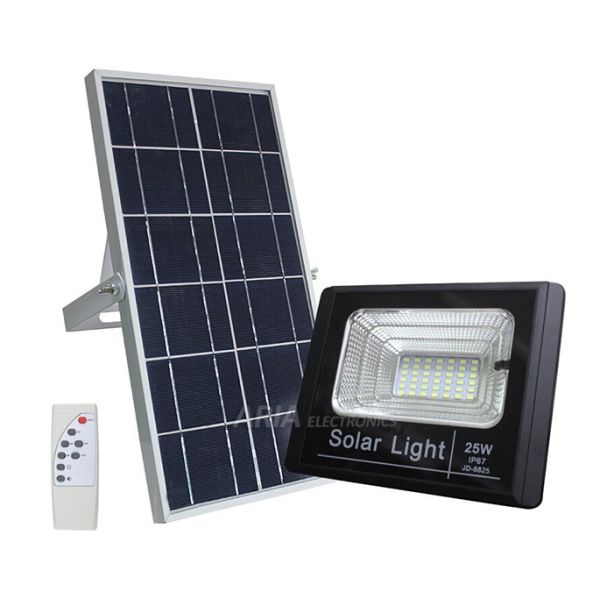 Solar Led 25 Led Προβολέας Εξωτερικού Χώρου 25w