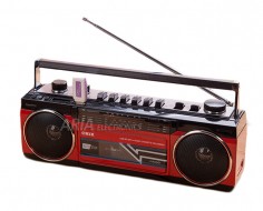 Επαναφορτιζομενο Ραδιοκασετόφωνο FM με κασέτα