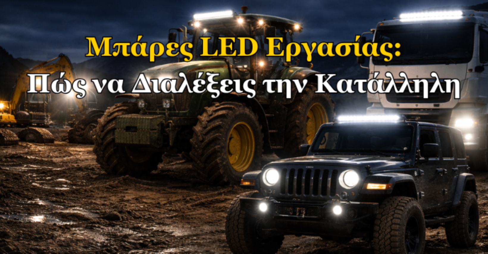 Μπάρες LED Εργασίας: Πώς να Διαλέξεις την Κατάλληλη